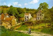 Camille Pissaro The Hermitage at Pontoise China oil painting reproduction